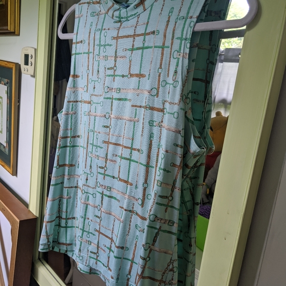 J. McLaughlin sleeveless mock turtleneck - Picture 7 of 8